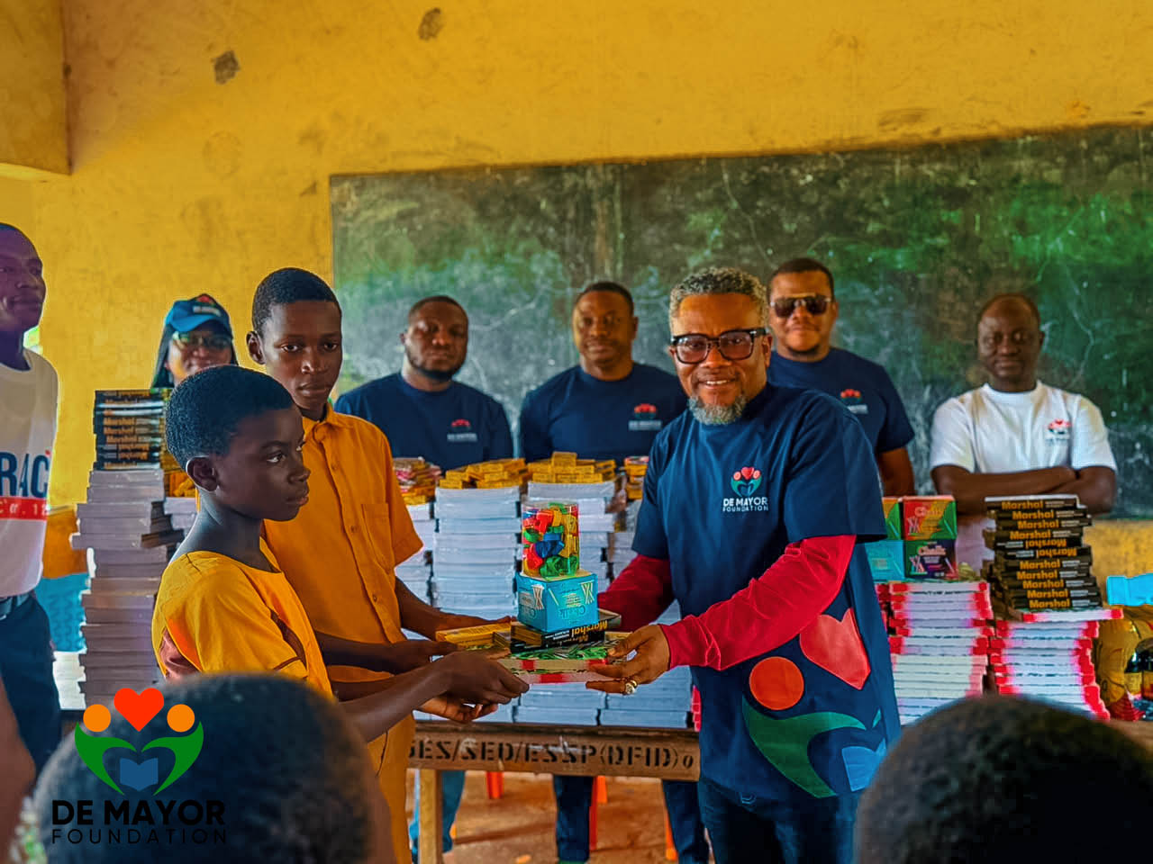 One Year of Impact with Donations to Schools and Community in South Tongu